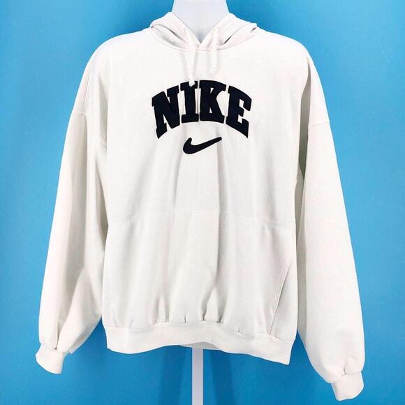 90s Nike center check center swoosh hoodie 1990s vintage - Picture 1 of 4